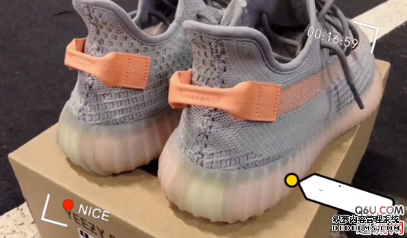 Yeezy 350 V2灰橙3.0半透明开箱测评 Yeezy 350 V2 True Form上脚图赏析